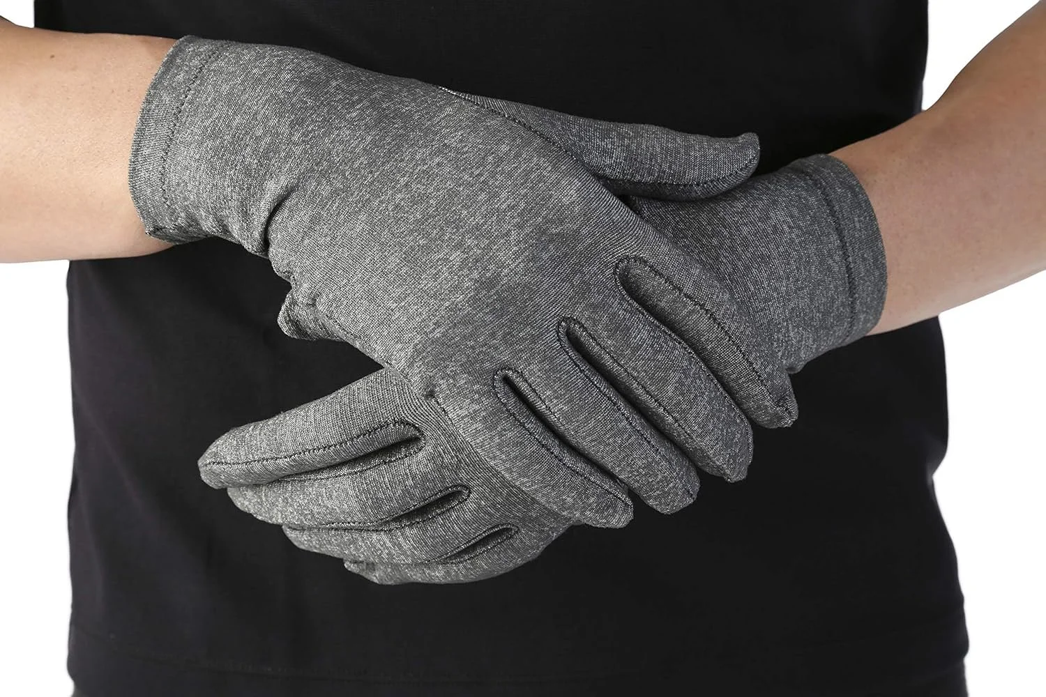 Рукавички Spikenergy для лікування артриту S/M (6.5 - 8) Cірий, фото №6