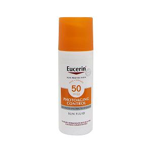 Сонцезахисний засіб для обличчя Eucerin Sun Protection, 50 мл - Фото 1