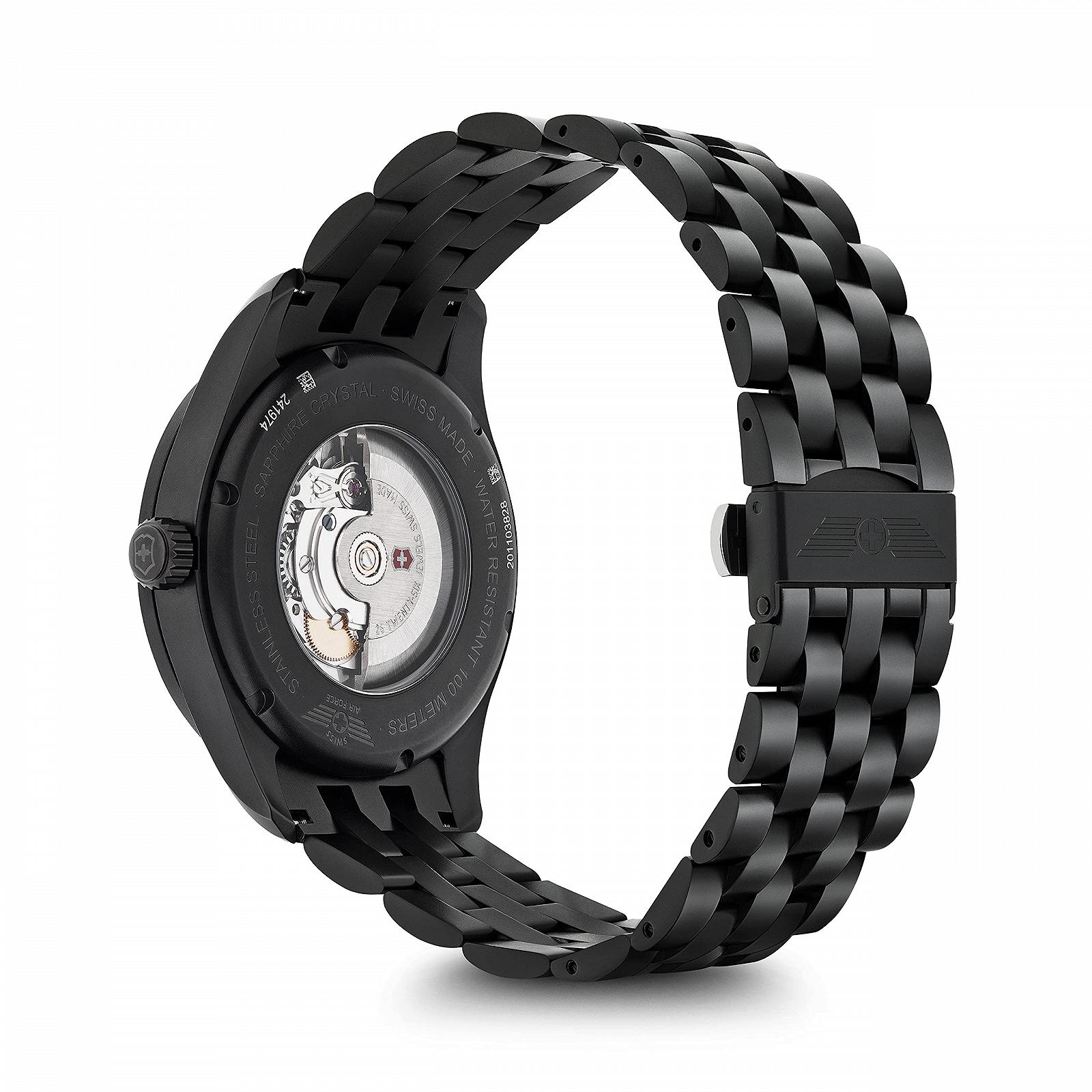 Годинник Victorinox AirBoss Mechanical для чоловіків Механічний Водонепроникний до 100 м Діаметр корпусу 42 мм Ремінець 22 мм, фото №4