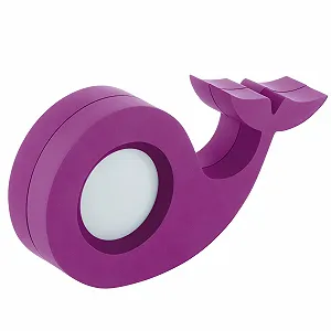 Настільна лампа Walina 26,5 см Пурпурна з кабельним вимикачем та трансформатором - Фото 1