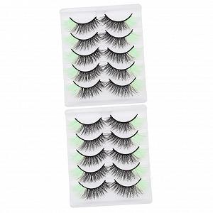 Накладные ресницы Angoily 10 пар Цветные - Фото 1