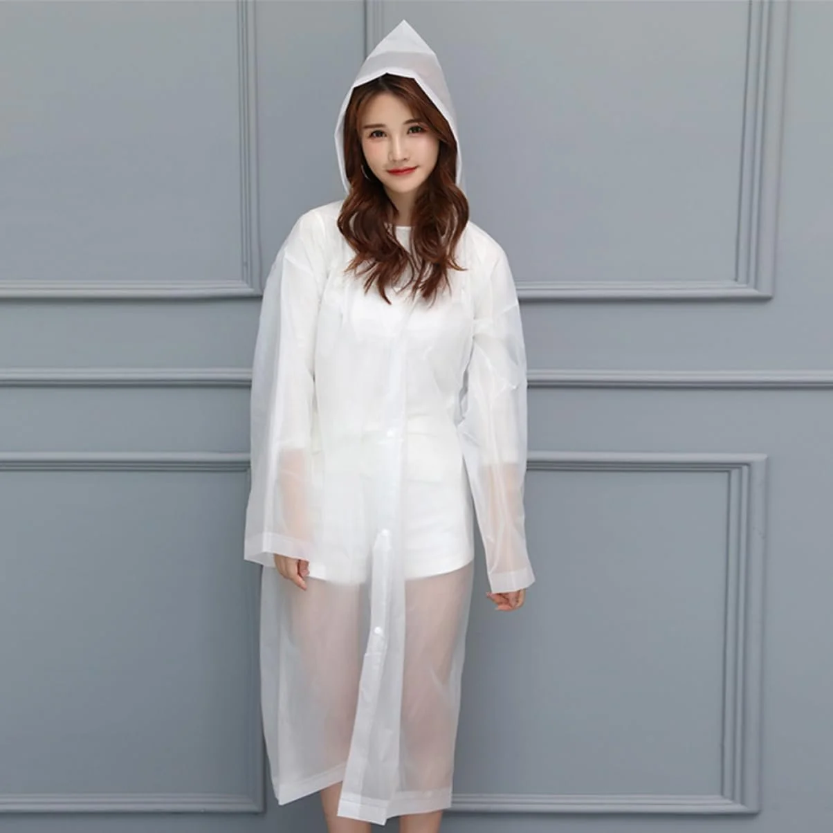 Дощовик CALLARON, 10 шт, для дорослих, для кемпінгу, походів, їзди на велосипеді, прозорий, фото №7