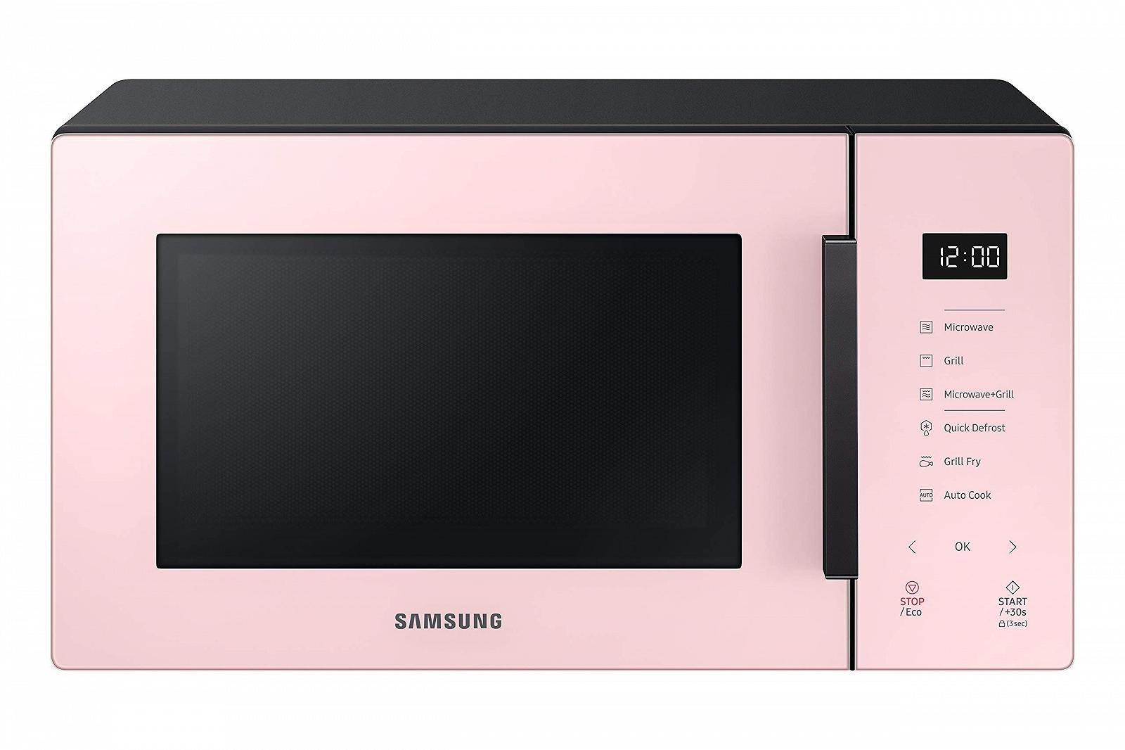 Настольная микроволновая печь Samsung Glass Design MG23T5018CP/ET AirFry 23L 800W 1100W Powder, фото №1 Настольная микроволновая печь Samsung Glass Design MG23T5018CP/ET AirFry 23L 800W 1100W Powder, фото №1