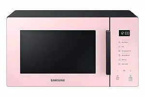 Настольная микроволновая печь Samsung Glass Design MG23T5018CP/ET AirFry 23L 800W 1100W Powder - Фото 1