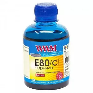 Чернила WWM EPSON L800 Cyan (E80/C) - Фото 1