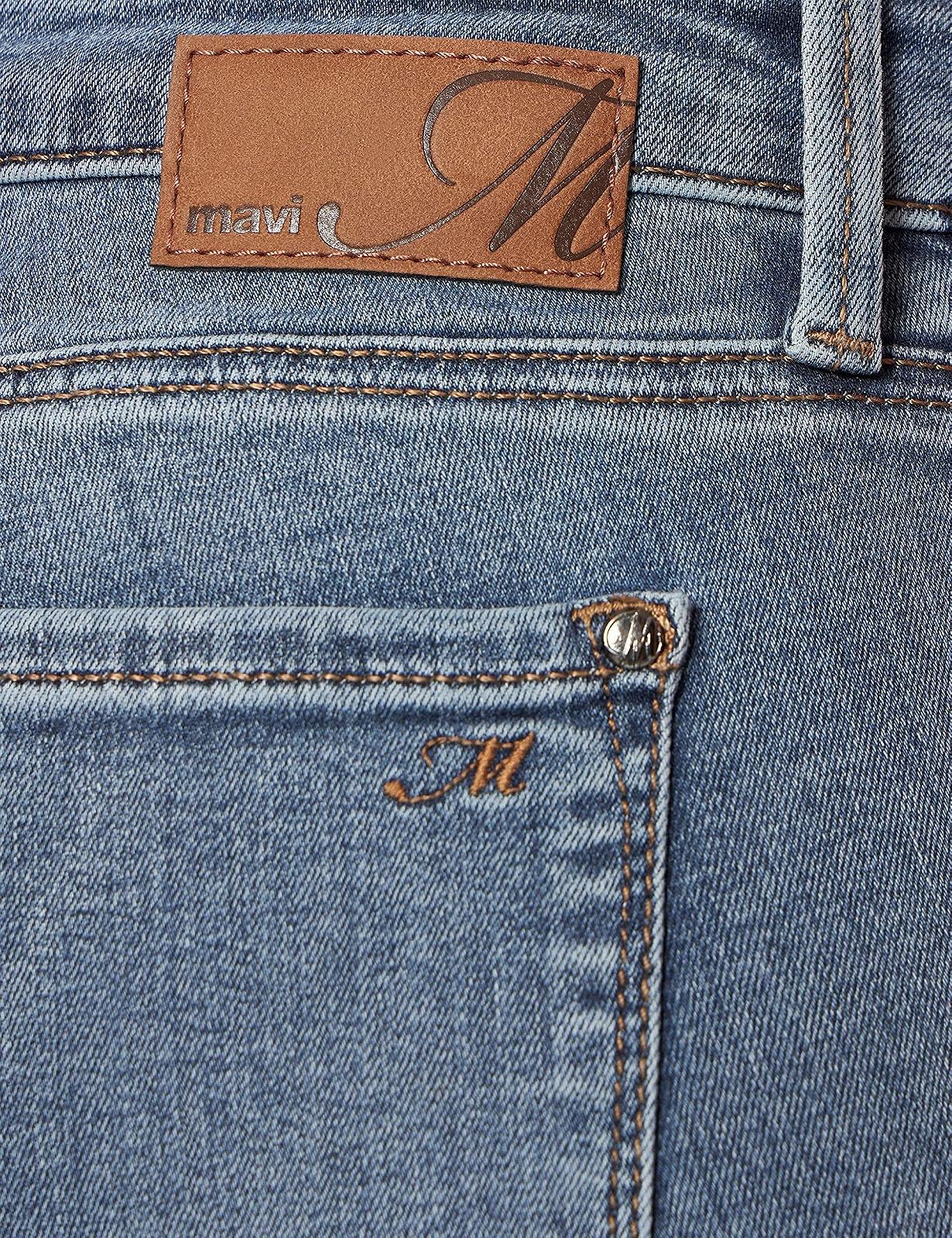 Жіночі джинсові штани MAVI ADRIANA Blue Green Nolita Str - 30, фото №5