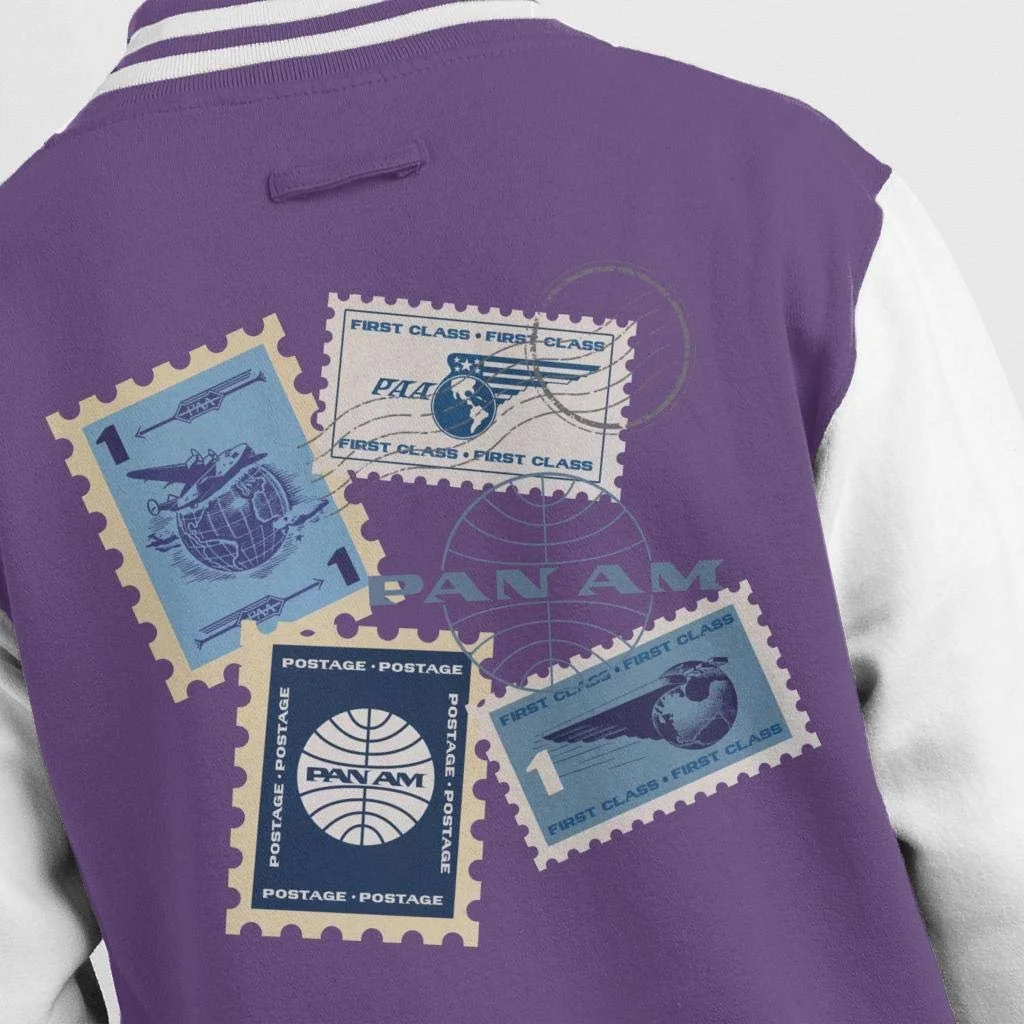 Дитяча куртка-бомбер All+Every Pan Am Postage Stamps Montage, фото №4