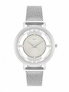 Жіночий годинник Rhodenwald & Söhne Аналоговий 10010418 Кварцовий механізм Japan, срібний браслет з нержавіючої сталі, срібний - Фото 1