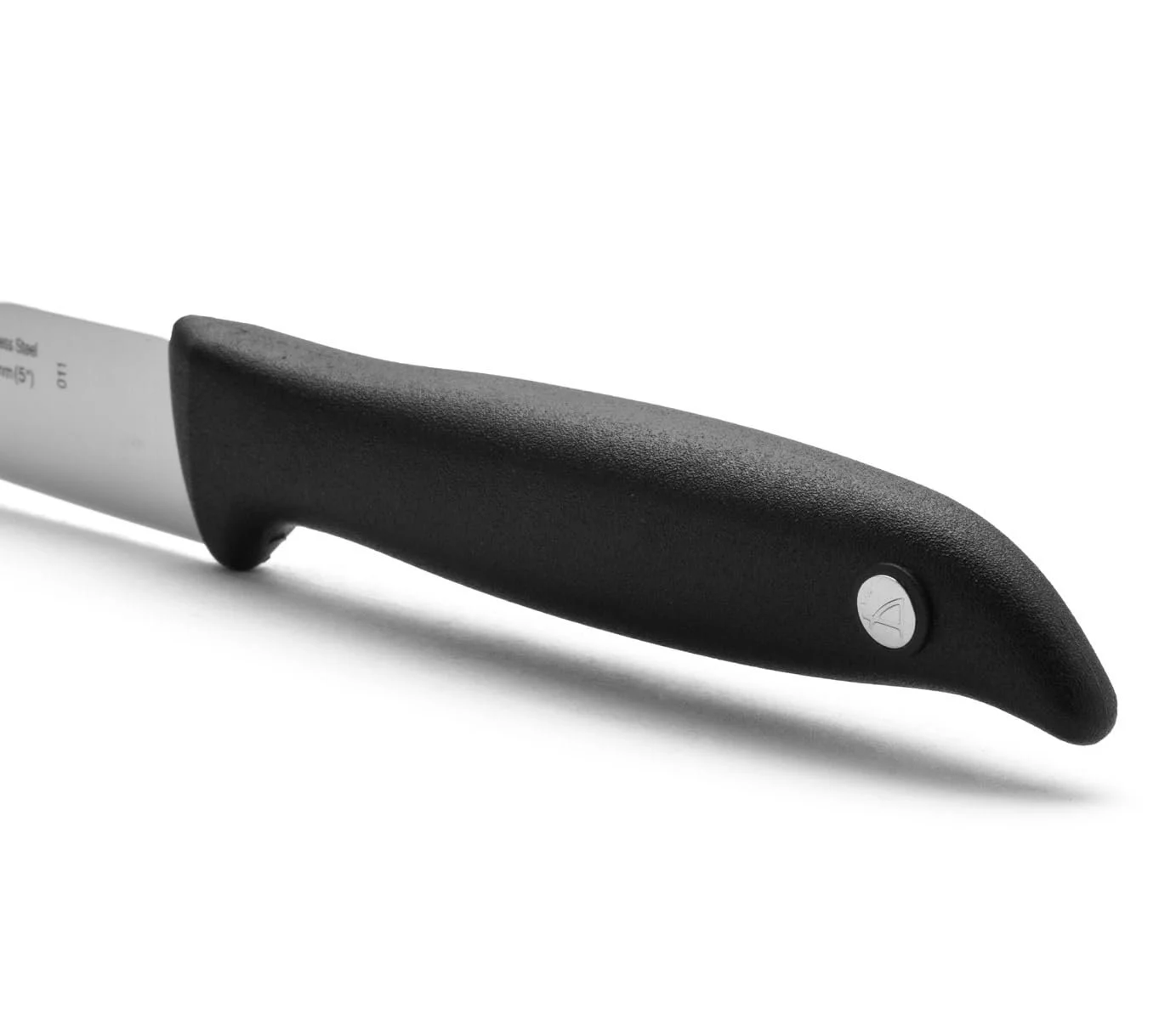 Кухонний Ніж Arcos Series Menorca 130 мм з нержавіючої сталі Nitrum з руків'ям з поліпропілену Чорний, фото №4 Кухонний Ніж Arcos Series Menorca 130 мм з нержавіючої сталі Nitrum з руків'ям з поліпропілену Чорний, фото №4