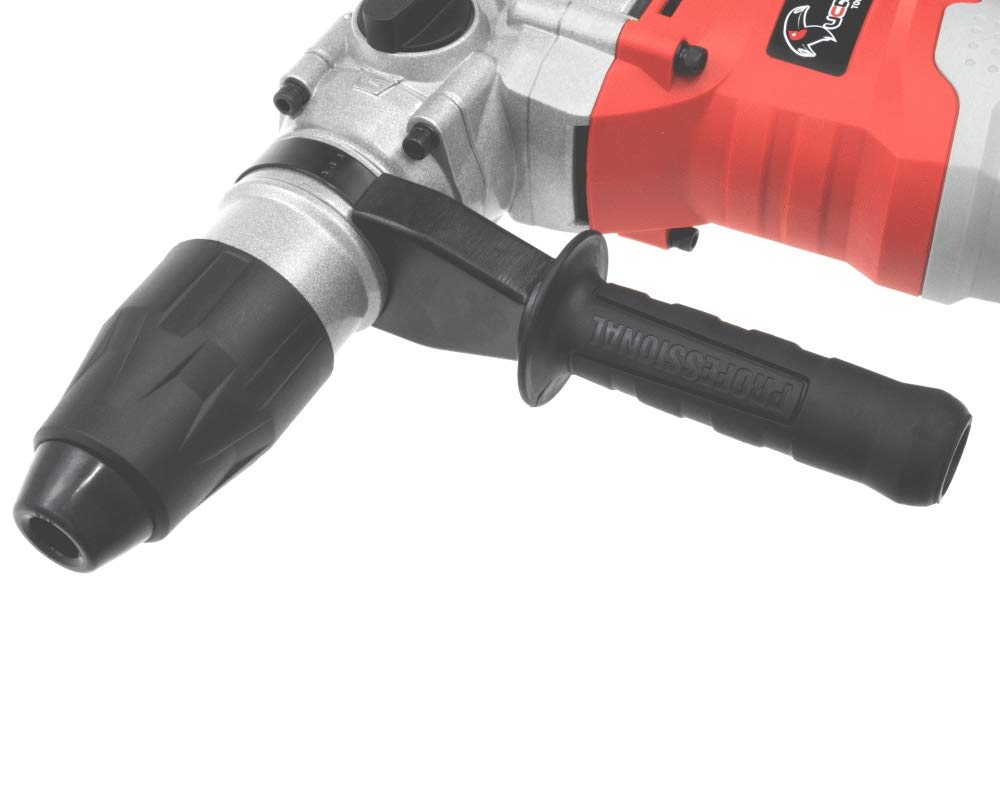 Перфоратор Rexxer Tucan SDS-Max 1600 Вт 10 Дж 6 скоростей 3530 уд/мин диаметр сверления в бетоне макс. 40 мм 2 м кабель кейс комплект, фото №5