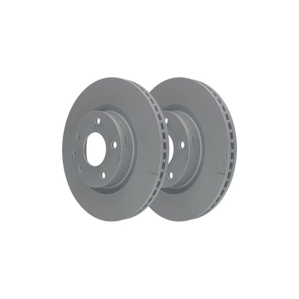 Гальмівний диск ATE 24.0125-0208.1 для MAZDA, передня вісь, фото №2