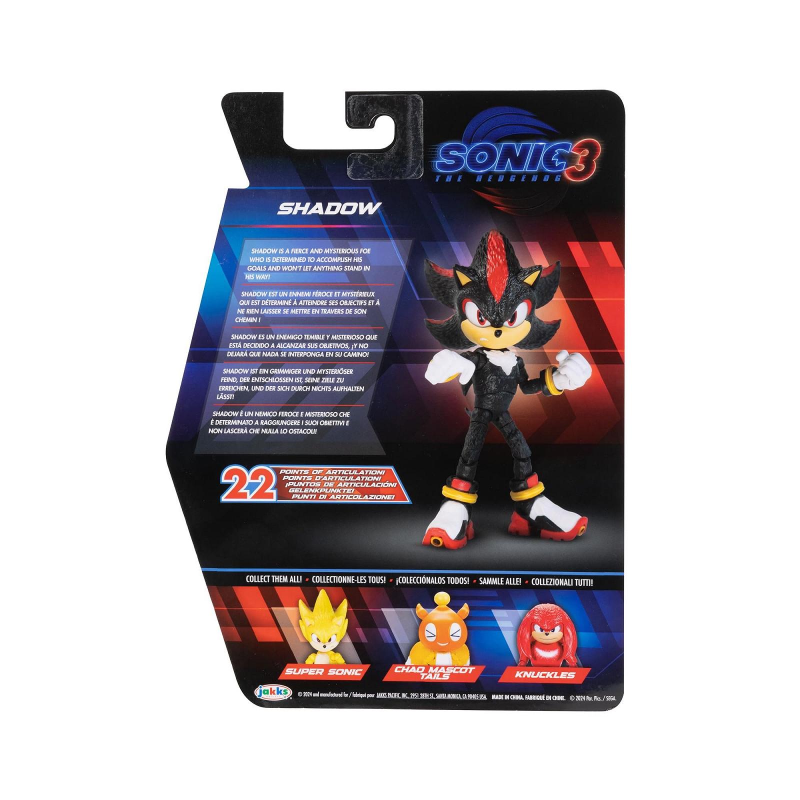 Рухома фігурка Sonic Shadow 13 см, Shadow, фото №7