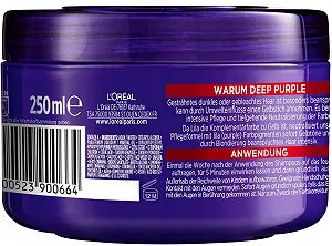 Маска для нейтрализации желтизны волос L'Oreal Paris Elvital Color Glanz Purple 250 мл synthetic.ua - Фото 1