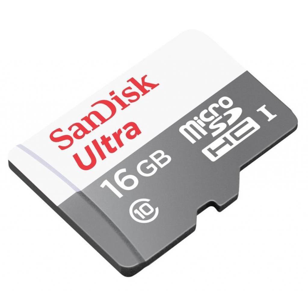 Карта памяти Sandisk microSD Class 10 UHS-I Ultra SDSQUNS-016G-GN3MA 16GB Class10 80MB/s 123843016, фото №2