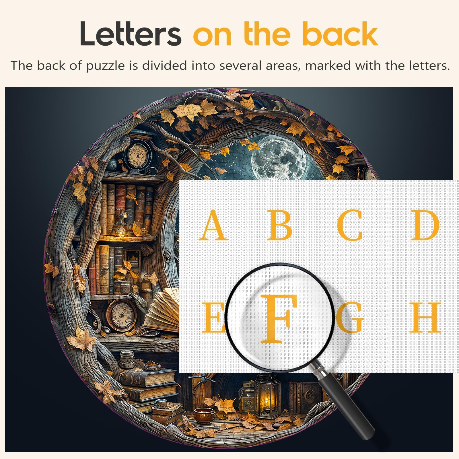 Пазл WOODBESTS Interstellar Impossible круглый картонный 1000 деталей 67.5 x 67.5 cm, фото №5