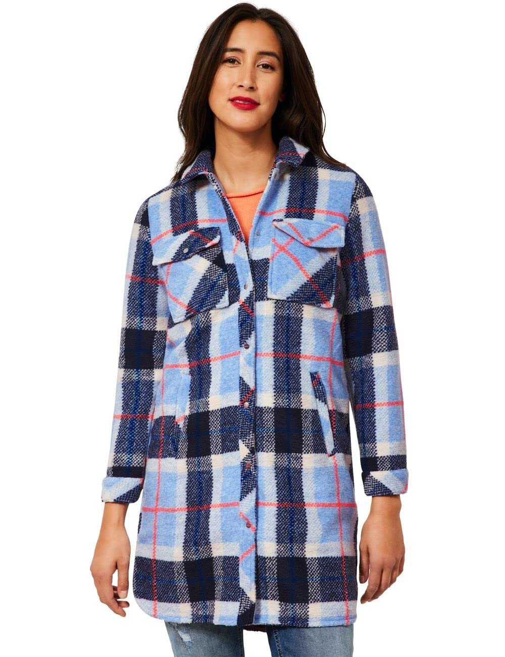 Пальто Street One в клітинку, фото №1 Пальто Street One в клітинку, фото №1