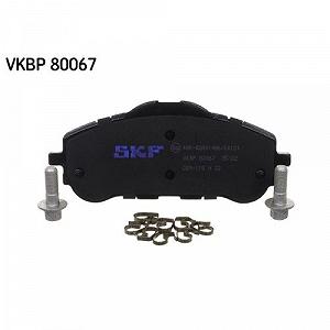 Комплект тормозных колодок, дисковый тормоз SKF VKBP 80067 для CITROËN OPEL PEUGEOT TOYOTA synthetic.ua - Фото 1