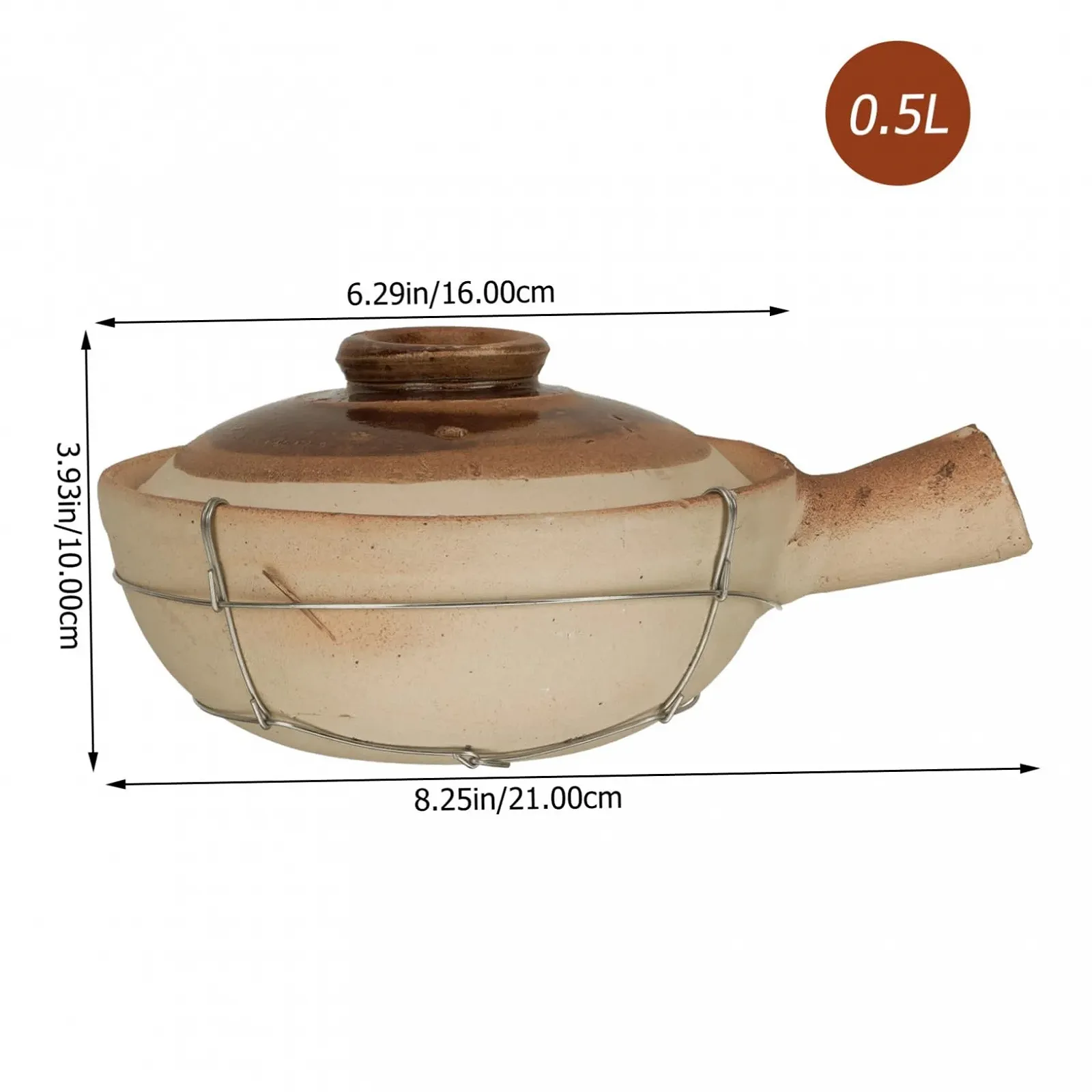 Кастрюля глиняная китайская для тушения, фото №4