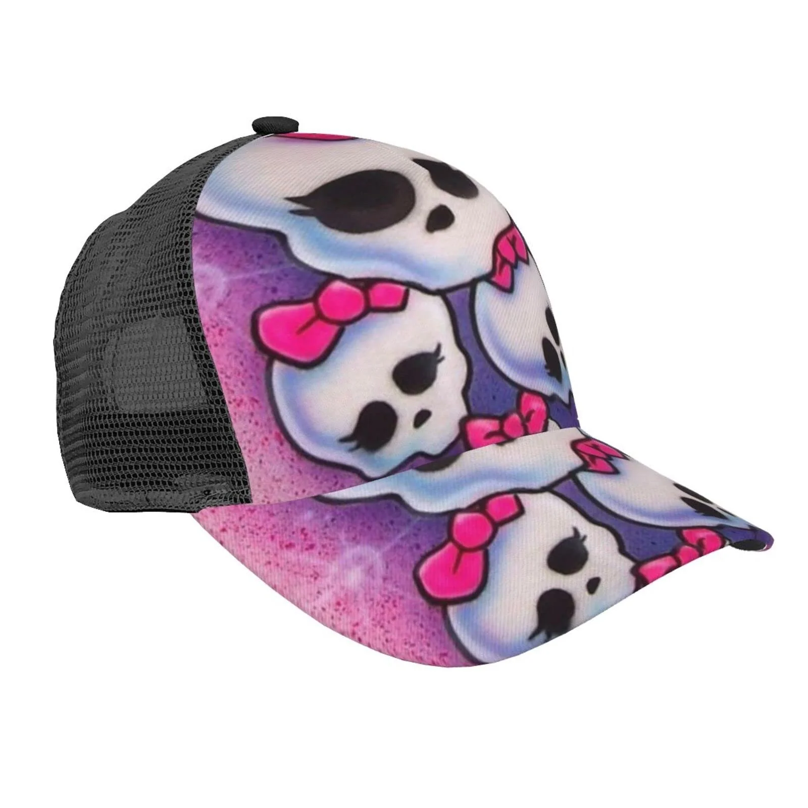 Кепка LAMAME Starfish Shell Blue Wood Beach Landscape с принтом и изогнутым козырьком регулируемая сетчатая, фото №1