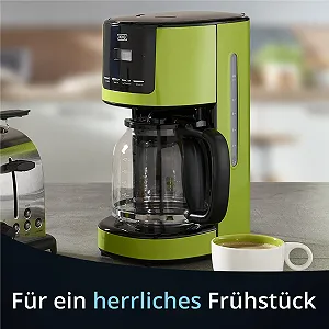 Фильтр-кофеварка KHG KA-184 (L) 1,5 л 900 Вт Зеленая synthetic.ua - Фото 1