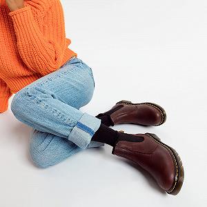 Челси ботинки Dr. Martens Unisex Wincox, черные synthetic.ua - Фото 1