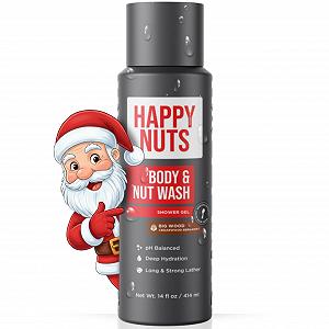 Гель для душу HAPPY NUTS Nut and Body Wash for Men Sandalwood натуральний - Фото 1