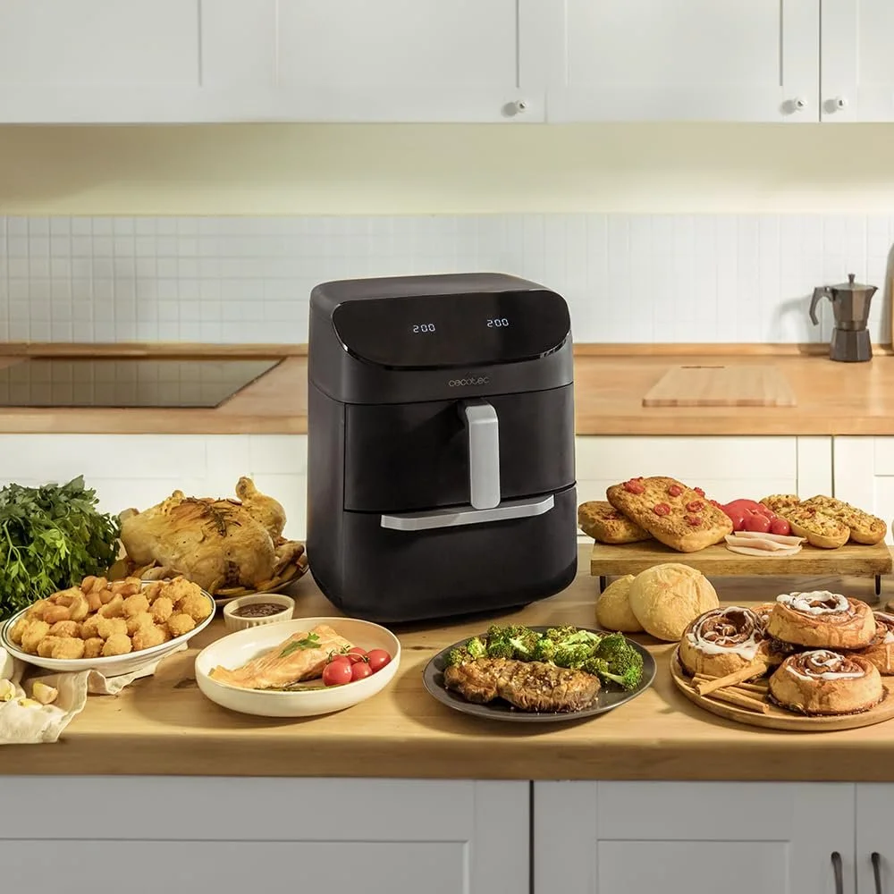 Мультипечь-духовка-гриль Cecotec Cecofry FoodCourt 11000 Connected 11 л 1850 Вт 3-в-1 WiFi 40-230°C, фото №4 Мультипечь-духовка-гриль Cecotec Cecofry FoodCourt 11000 Connected 11 л 1850 Вт 3-в-1 WiFi 40-230°C, фото №4