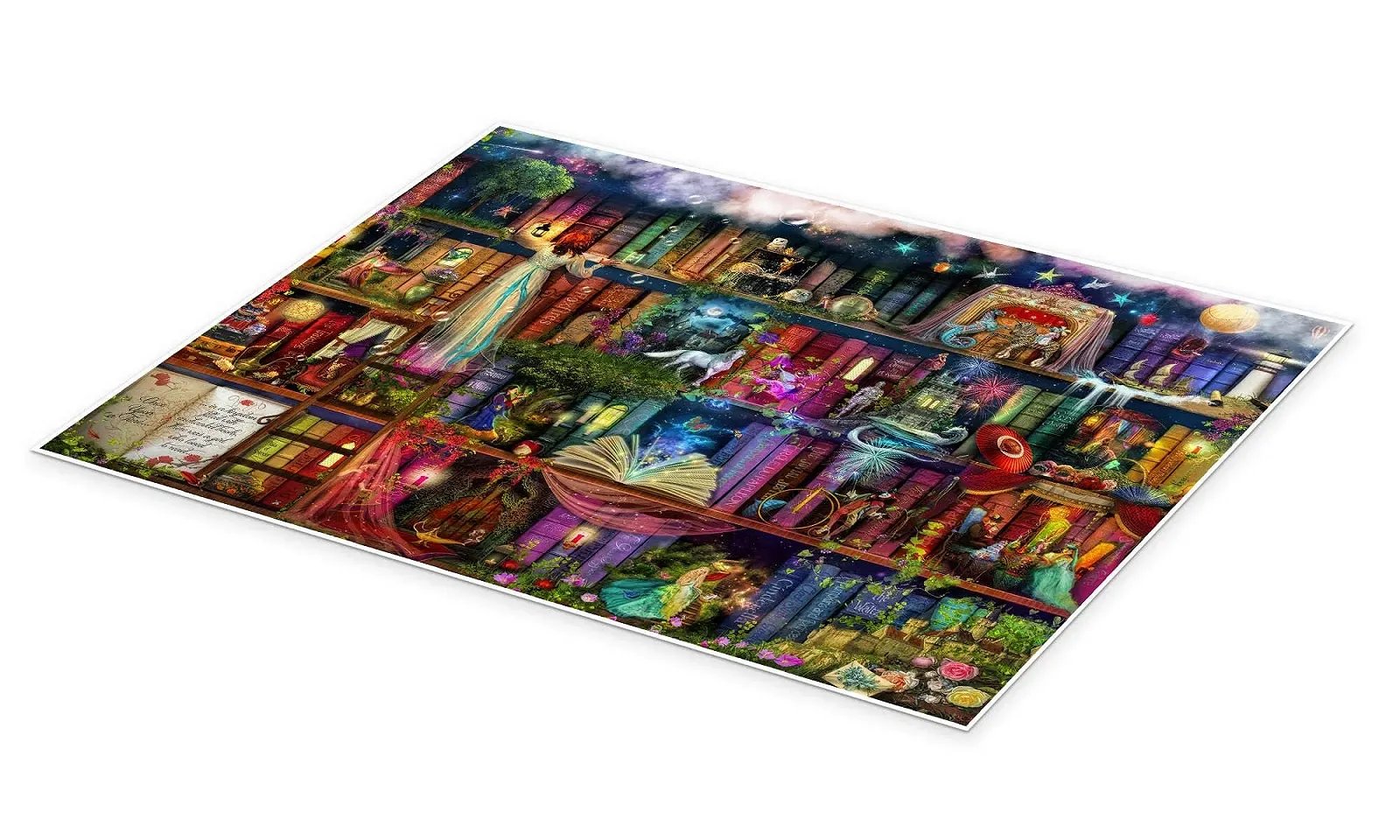 Постер Aimee Stewart The Bookshelf Full of Fairy Tales 70 x 50 см, фото №2
