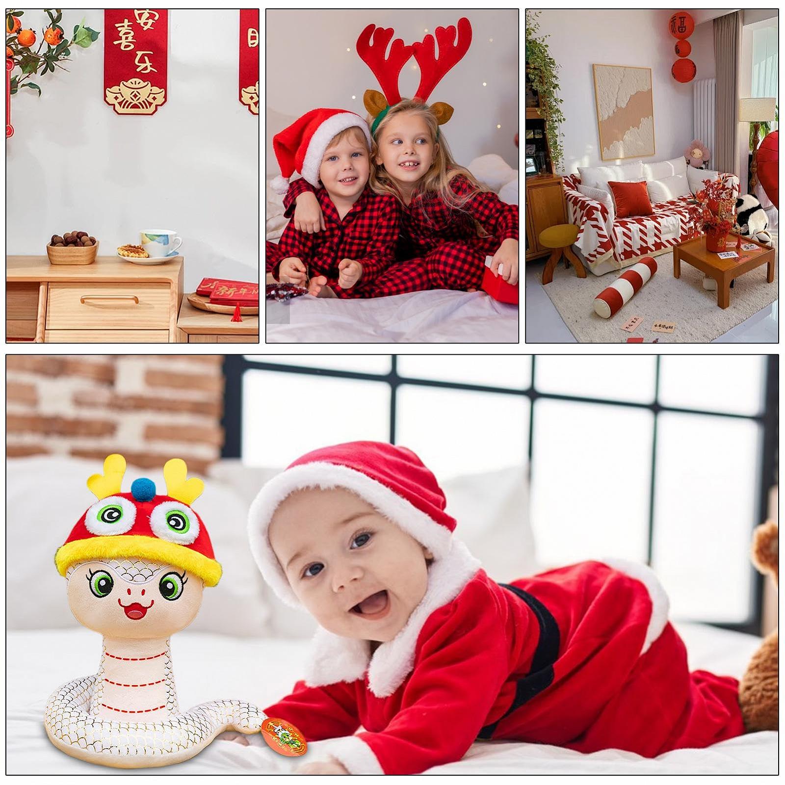 Кукла Плюшевая Змея 11-дюймовая Китайский стиль, фото №4 Кукла Плюшевая Змея 11-дюймовая Китайский стиль, фото №4