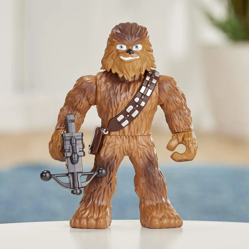 Экшн-фигурка Star Wars Galactic Heroes Mega Mighties Chewbacca 25 см с аксессуарами, фото №3