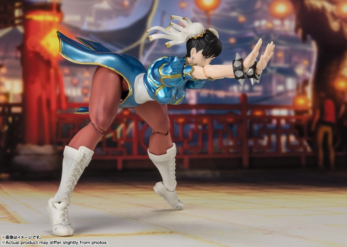 Екшн-фігурка Bandai Spirits S.H.Figuarts Street Fighter Chun-Li Outfit 2 (Класичний одяг), фото №5