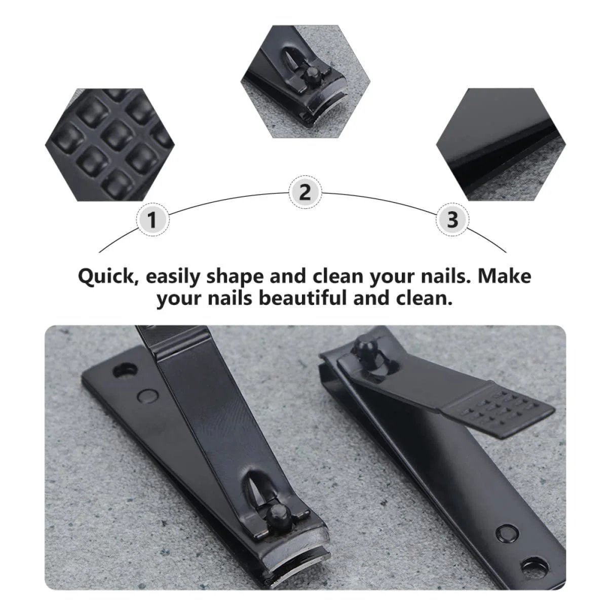 Набор для маникюра и педикюра OATIPHO 10 шт. Кусачки из углеродистой стали, ультра-острые, фото №5 Набор для маникюра и педикюра OATIPHO 10 шт. Кусачки из углеродистой стали, ультра-острые, фото №5