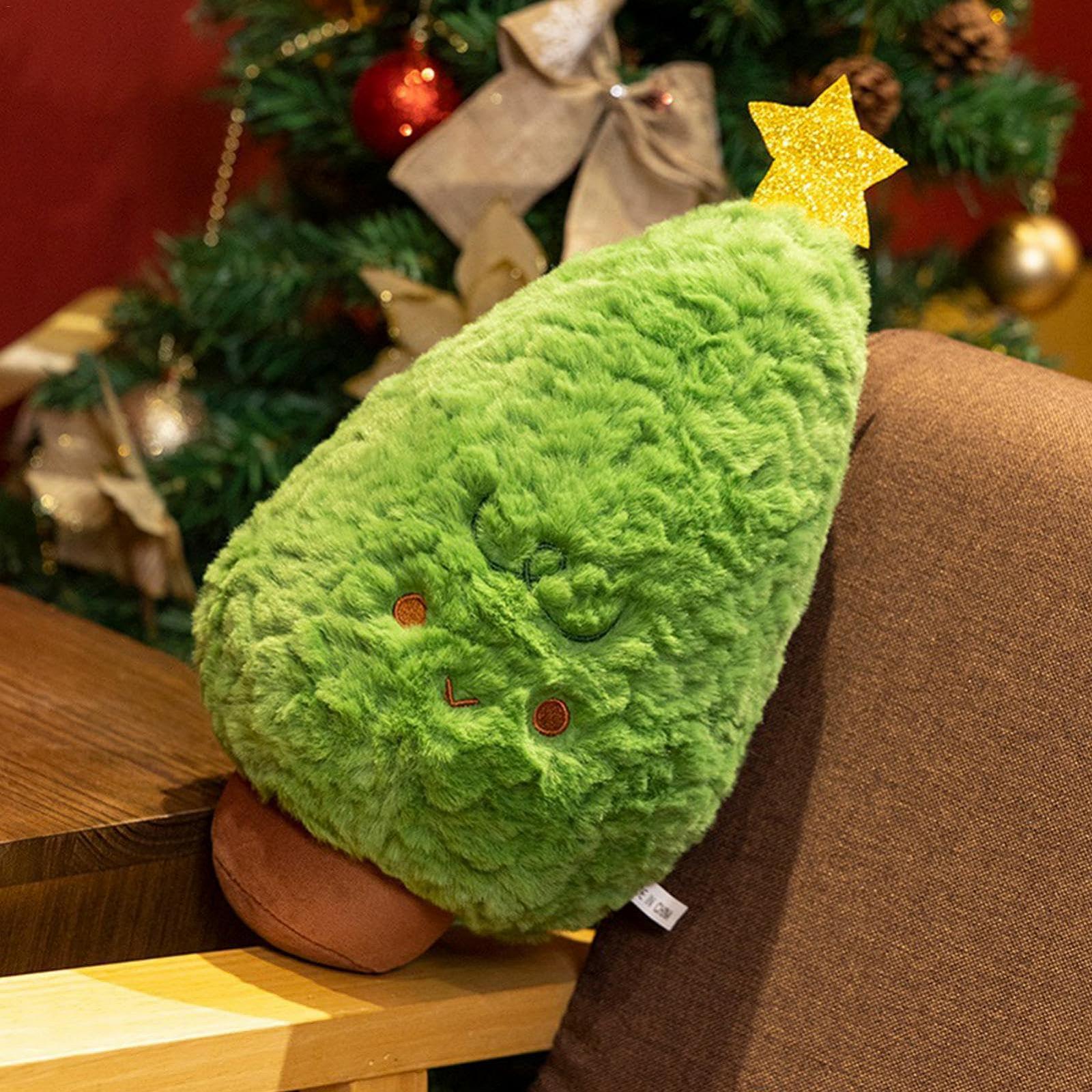 Іграшка М'яка Новорічна ялинка Плюшева подушка 12-дюймова Різдвяна, фото №2