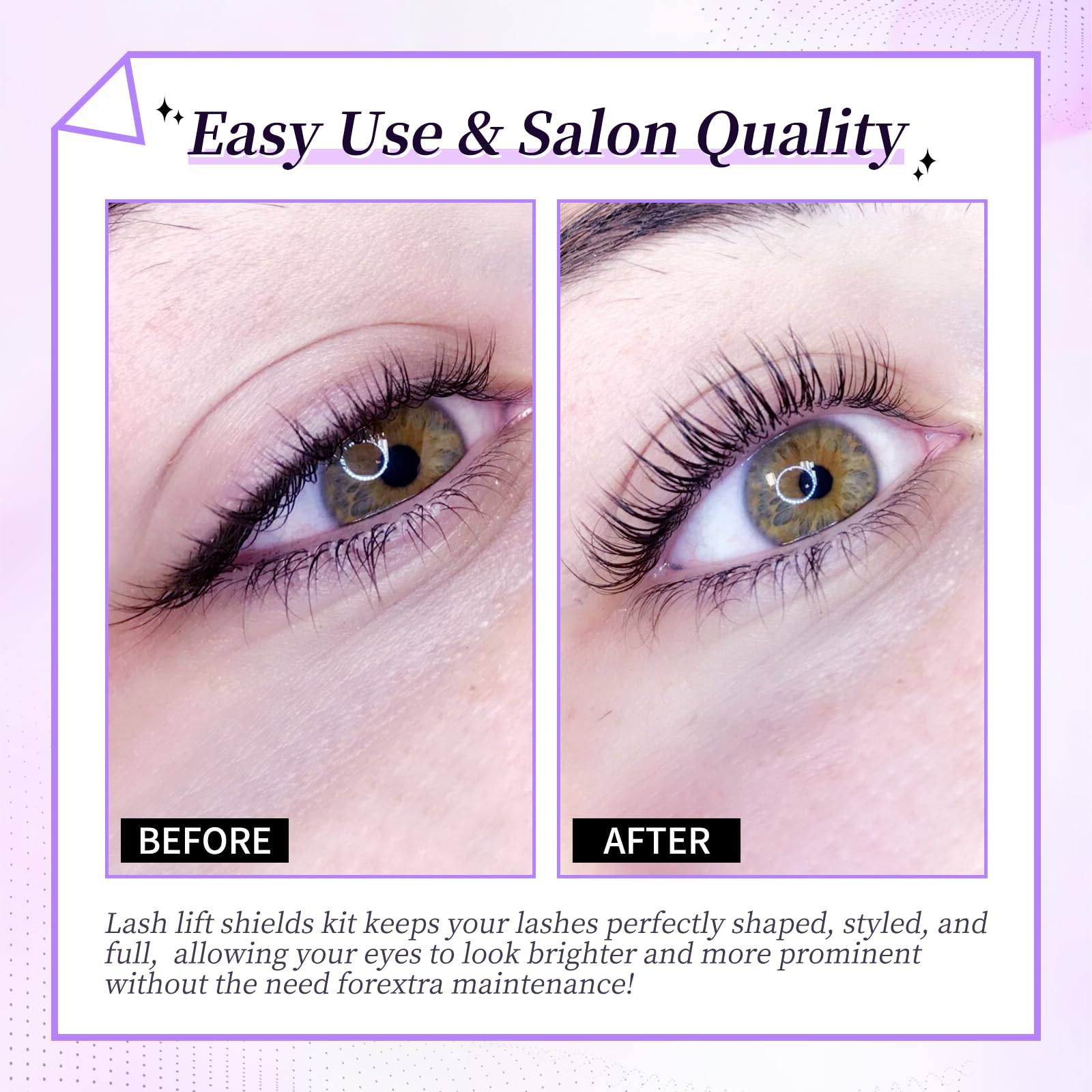 Екран ICONSIGN Lash Lift Щитки Набір з 8 силіконових підкладок для підняття вій Фіолетовий, фото №5