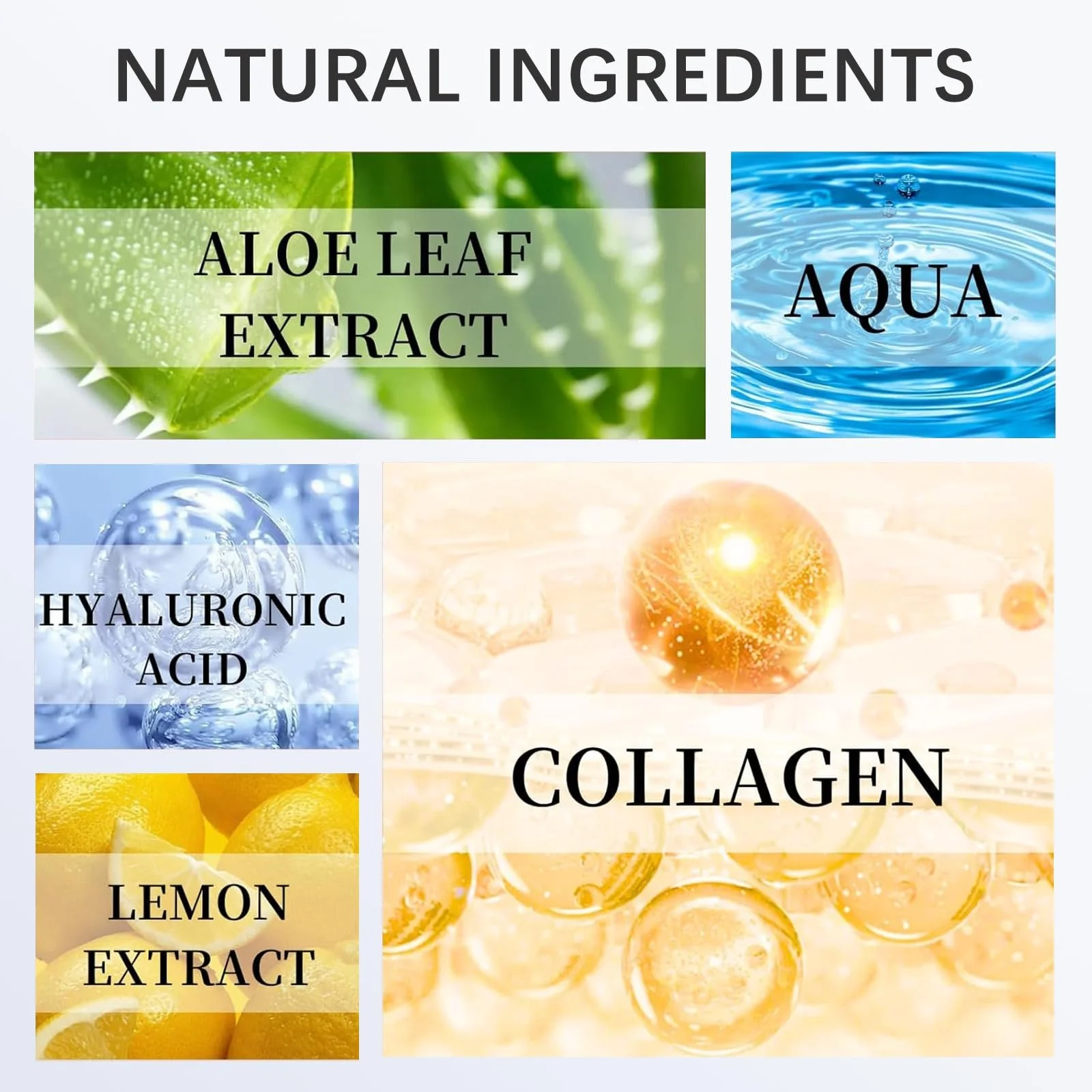 Маска для обличчя колагенова органічна 6 шт. для нічного використання - Ліфтинг та Зміцнення, фото №5