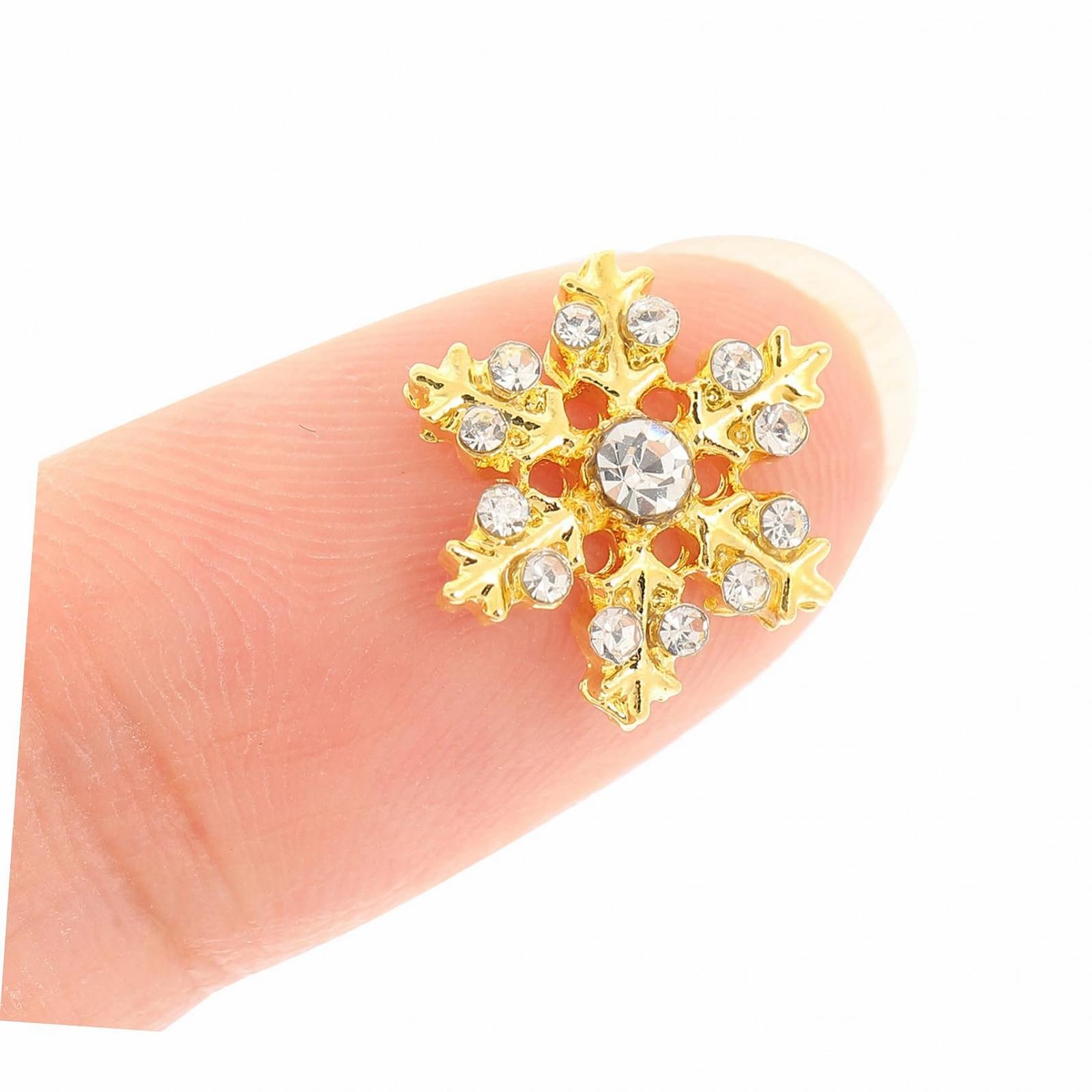 Украшение для ногтей Снежинка 40 шт., фото №5