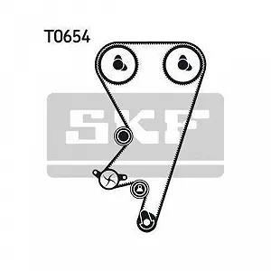 Водяний насос + комплект ременя ГРМ SKF VKMC 05202 для OPEL VAUXHALL CHEVROLET DAEWOO synthetic.ua - Фото 1