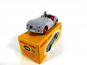 Іграшка Atlas Dinky Toys Triumph TR2 Grey 105 synthetic.ua - Фото 1