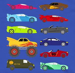 Худи Shirtracer Детский трактор экскаватор и другое Racing cars and trucks для девочек и мальчиков synthetic.ua - Фото 1