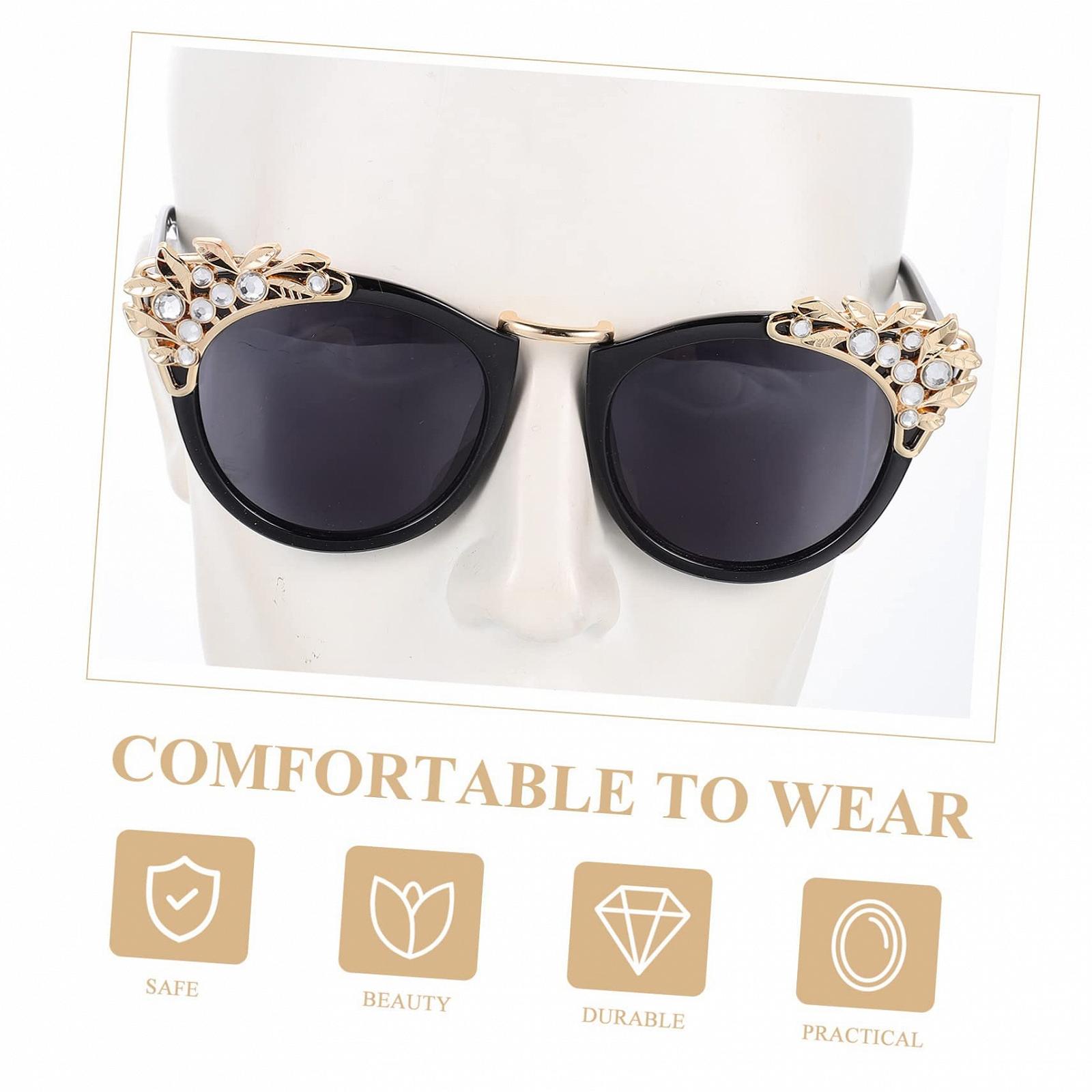 Сонцезахисні окуляри Діамантові PACKOVE Набір з 3 шт Чорний, фото №9