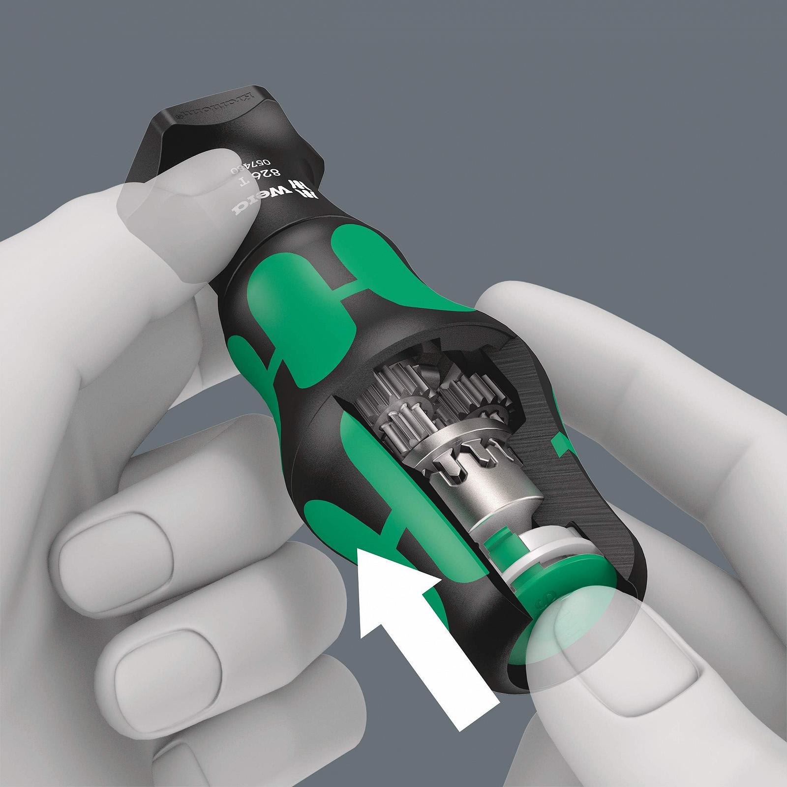 Набор отверток с редуктором Wera Kraftform Compact Turbo 1 05057482001 18 единиц, фото №5 Набор отверток с редуктором Wera Kraftform Compact Turbo 1 05057482001 18 единиц, фото №5