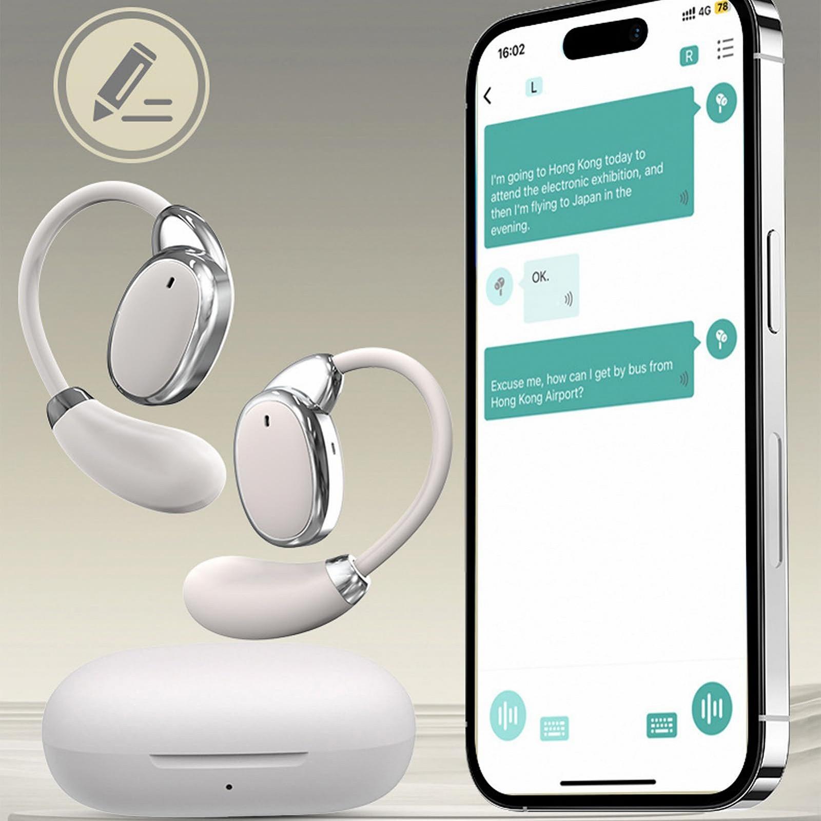 Бездротові стерео навушники для перекладу AI, фото №2