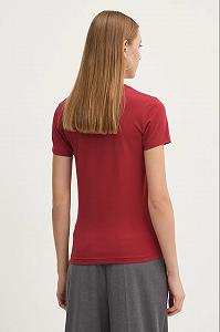 Жіноча футболка Guess Jeans, Червона, S synthetic.ua - Фото 1