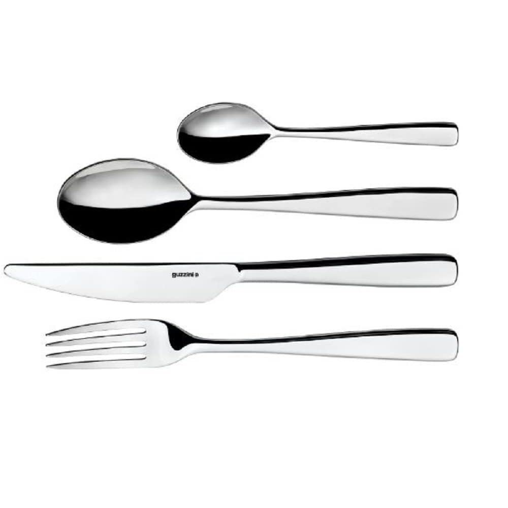 Набір столових приборів Guzzini Grace 29780063, 24 предмети, сріблястий, фото №3 Набір столових приборів Guzzini Grace 29780063, 24 предмети, сріблястий, фото №3