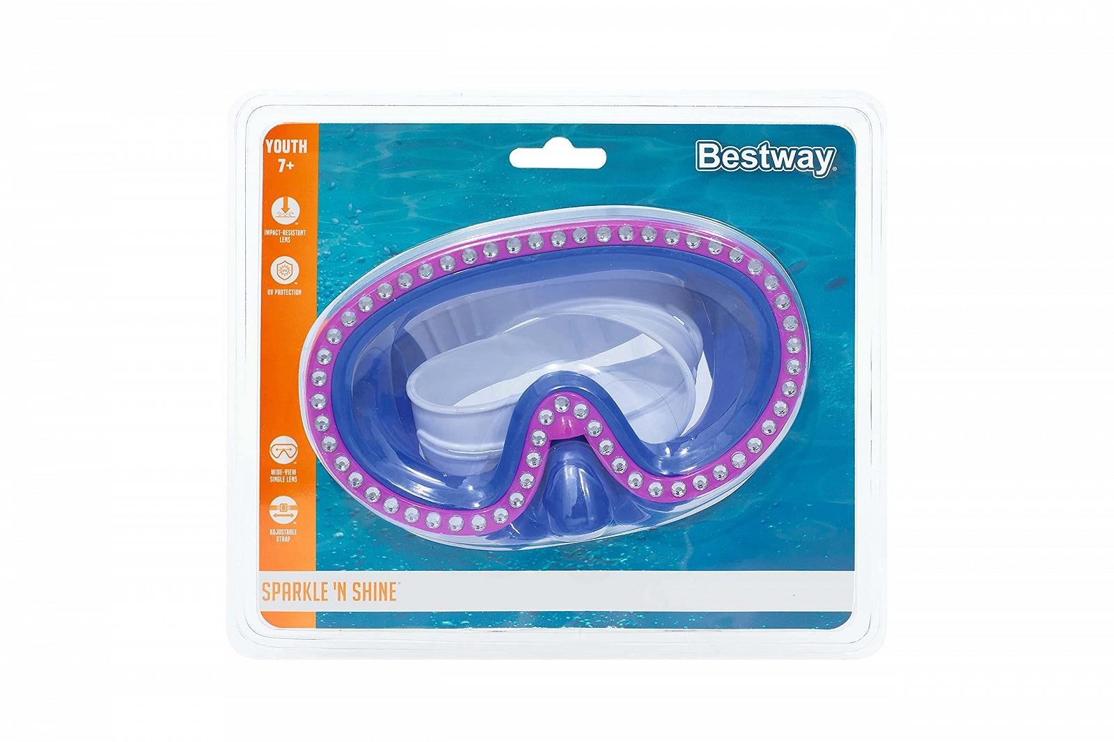 Маска для плавания Bestway Sparkle 'n Shine для детей от 7 лет, фото №3