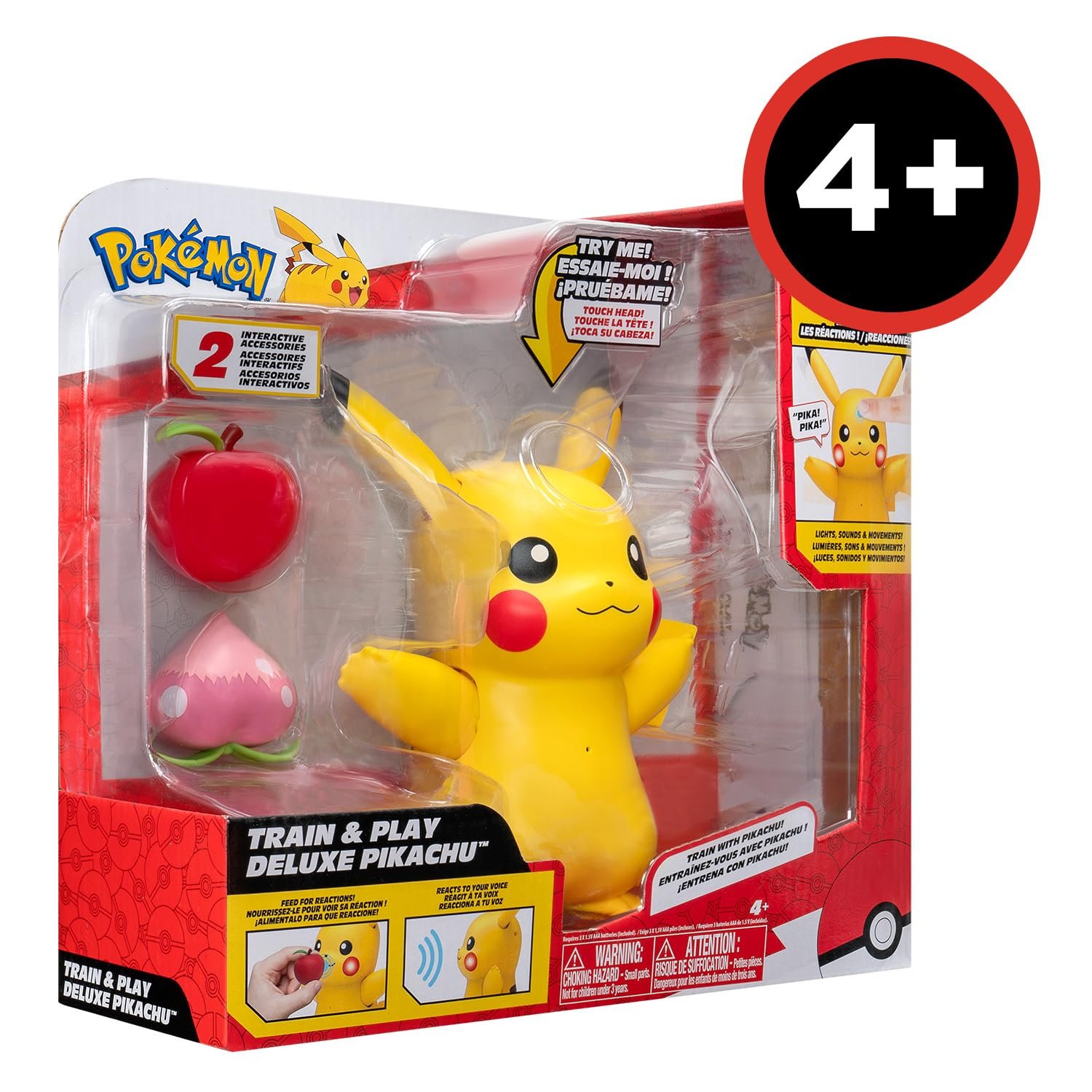 Інтерактивна Фігурка Pokemon Pikachu + аксесуар, фото №6
