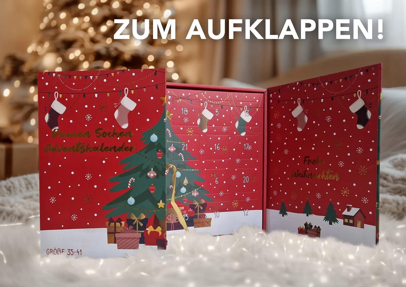 Шкарпетки Sockswear Advent Calendar в подарунок, 12 пар жіночих шкарпеток, фото №3 Шкарпетки Sockswear Advent Calendar в подарунок, 12 пар жіночих шкарпеток, фото №3