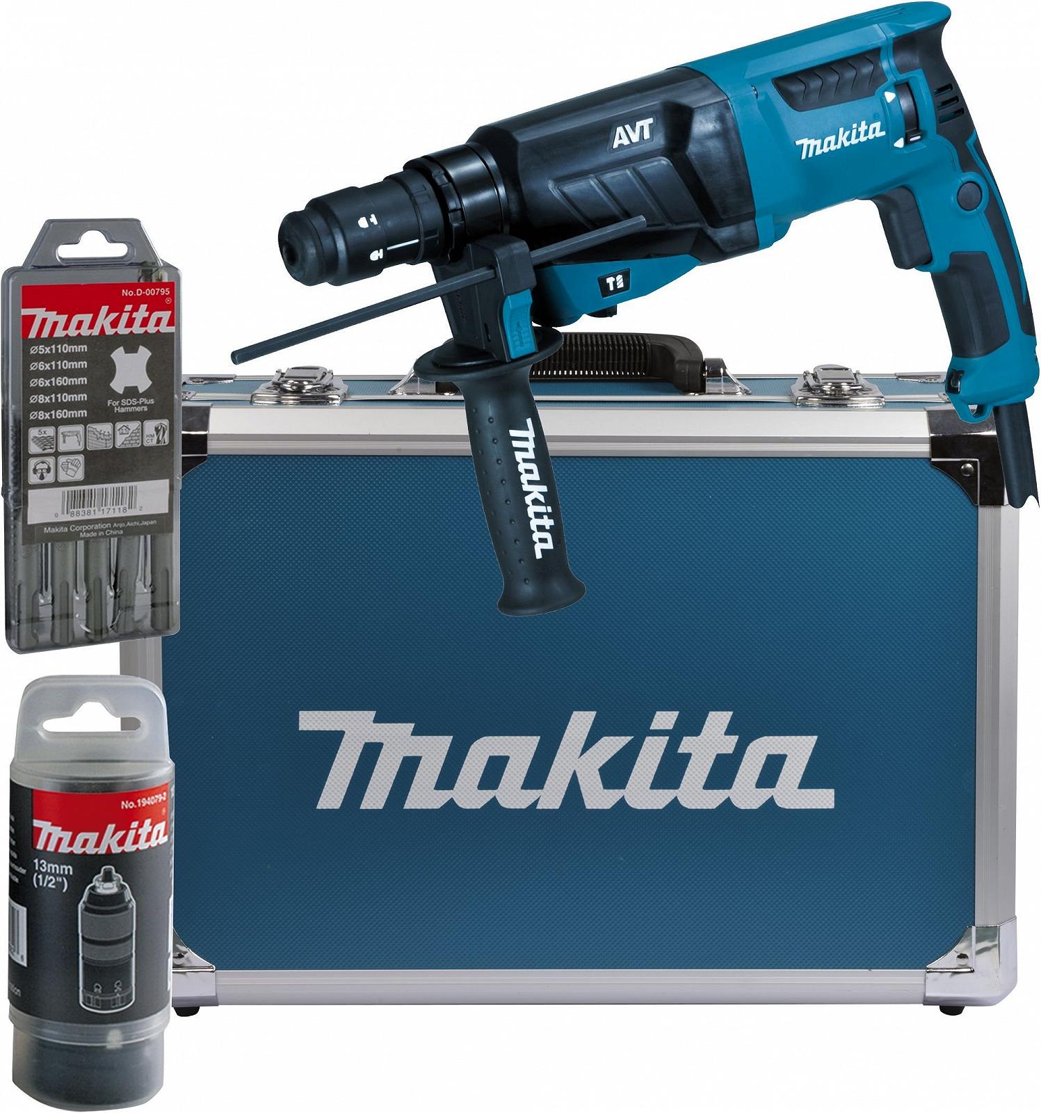 Перфоратор Makita HR2631FT13 для SDS-Plus 26 мм у алюмінієвому кейсі, фото №1