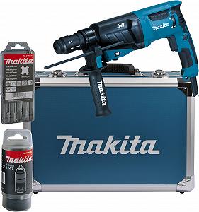 Перфоратор Makita HR2631FT13 для SDS-Plus 26 мм у алюмінієвому кейсі - Фото 1