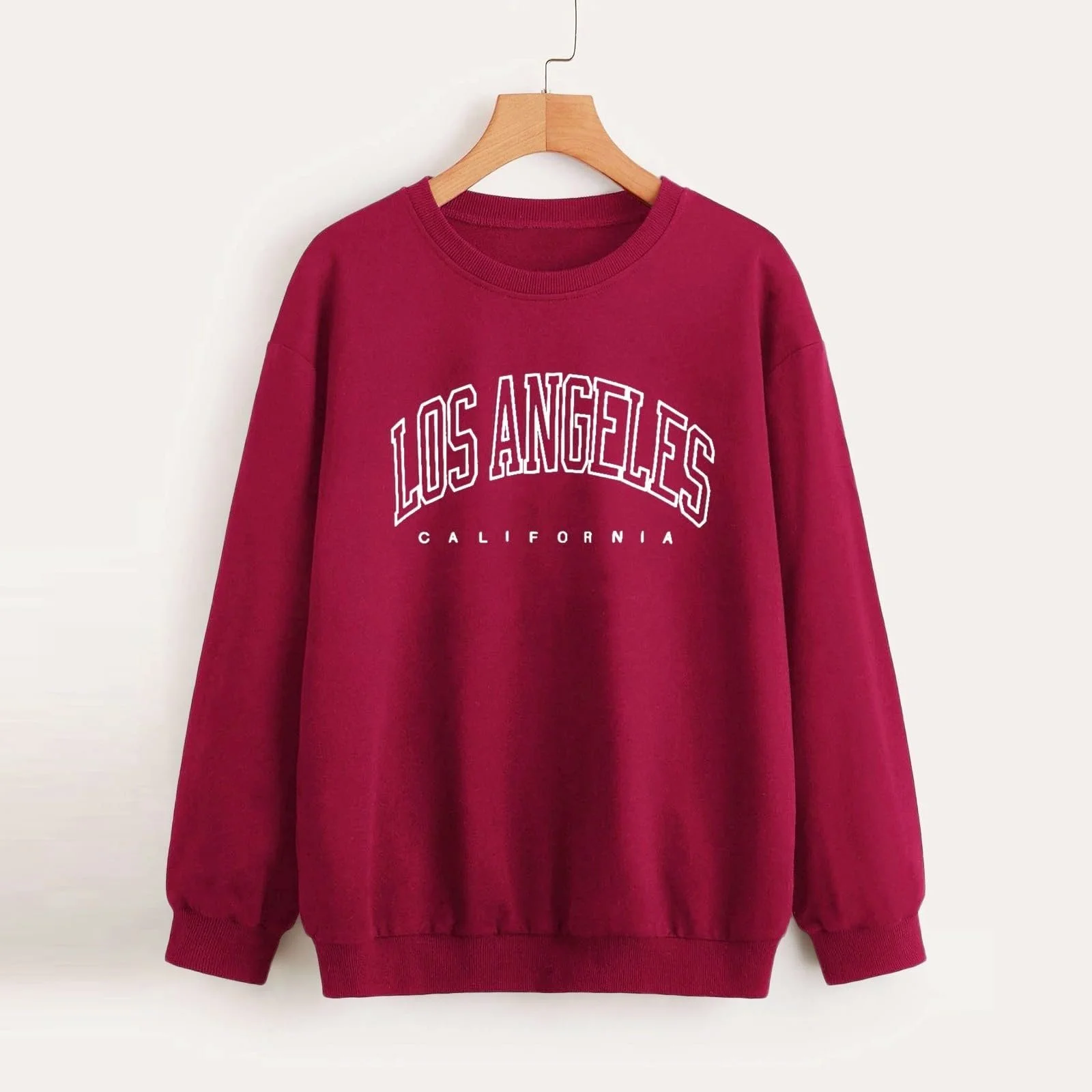 Жіночий світшот з графічним принтом Los Angeles California Letter Print, фото №2